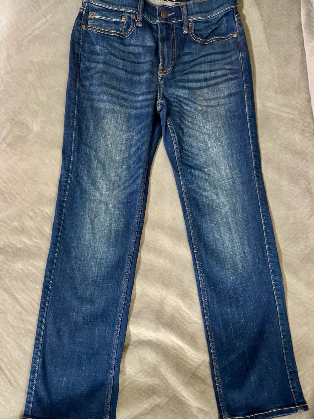 Abercrombie boys Classic Straight Leg Dark Blue Jeans 11/12